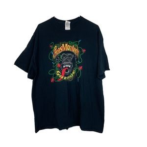 GAS MONKEY Gildan Black Graphic T-Shirt Size 2XL Z1